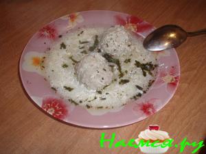 Суп "Кюфта" по-тбилисски