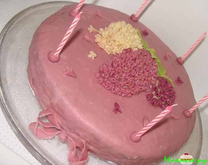 Сиреневый торт для любимой сестрёнки! Сиреневый торт для любимой сестрёнки!