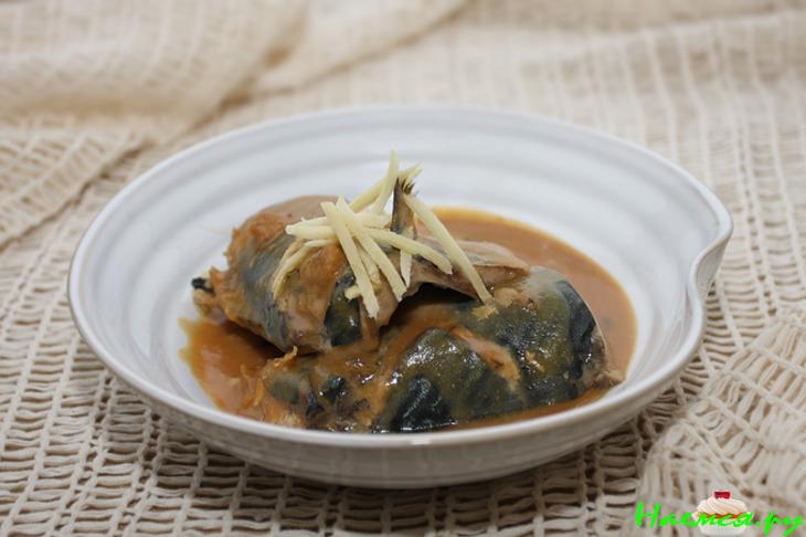 Скумбрия по-японски: тушеная в мисо