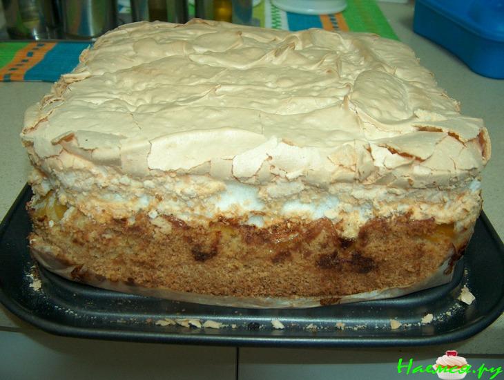 Пирог-торт с персиками Пирог-торт с персиками