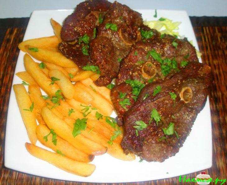 Стейки из баранины с кунжутом Стейки из баранины с кунжутом