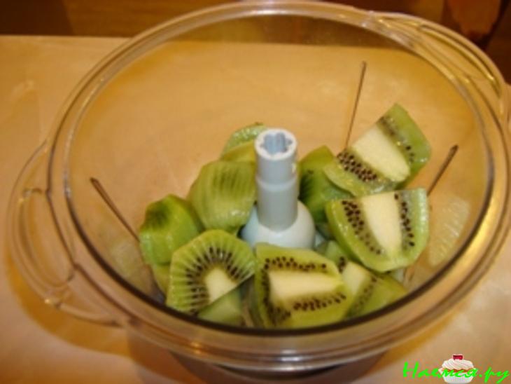 Рыба под соусом киви