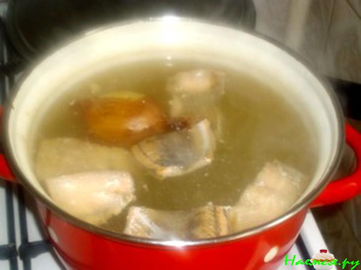 Суп с из горбуши овощами Суп с из горбуши овощами