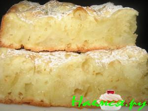 Пирог яблочный с ванилью Пирог яблочный с ванилью