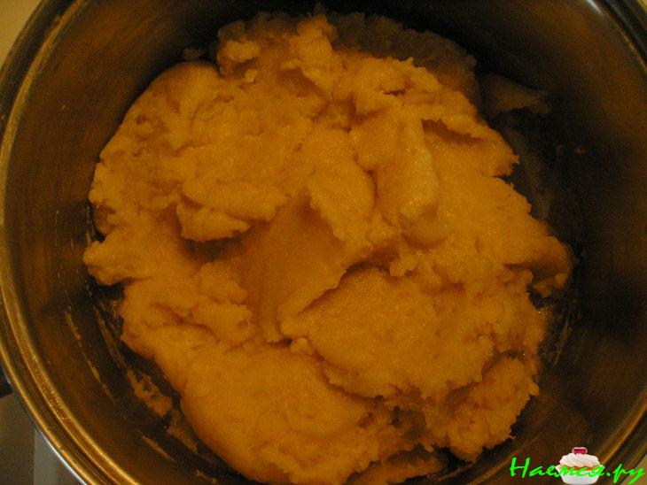 Булочки из заварного теста с творогом