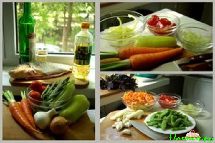 Овощи, томленые в вине Овощи, томленые в вине