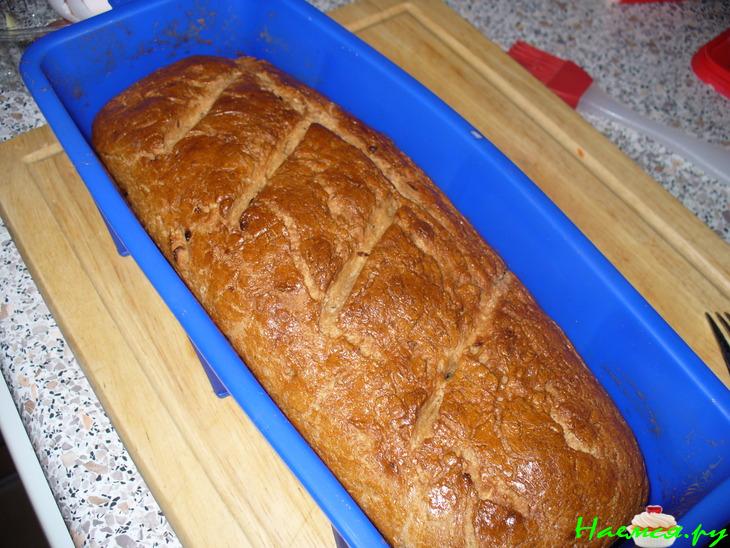 Луковый хлеб на кефире Луковый хлеб на кефире