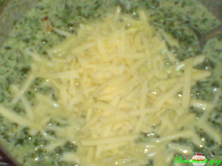 Рыба под "шубой" из шпината