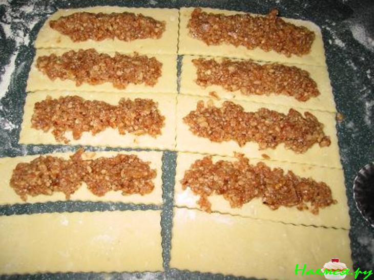 Трубочки "Папироски" с орехами