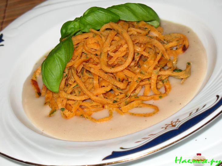 Крем из белой фасоли с креспелле (vellutata di fagioli con crespelle)