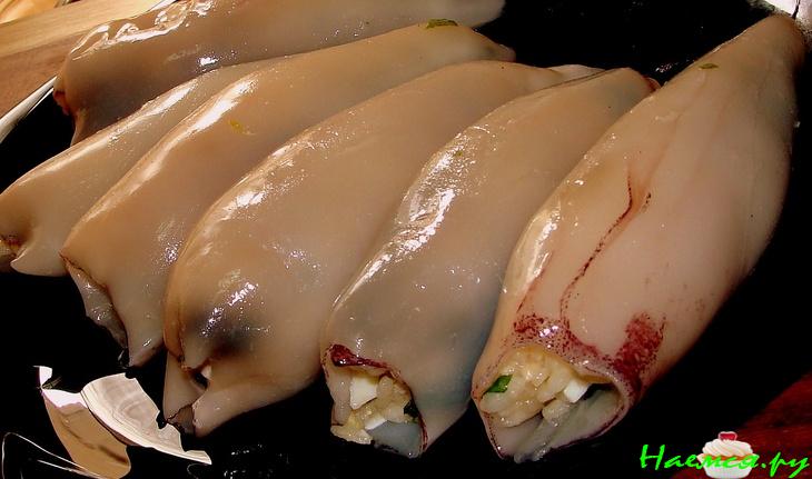 Фаршированные кальмары...вкууусно ))