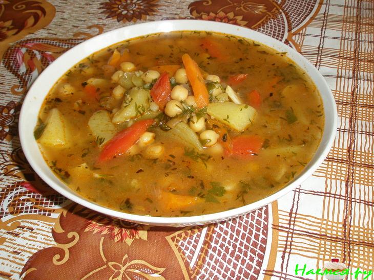 Похлебка с нутом (постная)