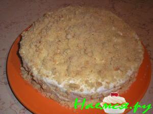 Лимонный пирог с белковым кремом Лимонный пирог с белковым кремом