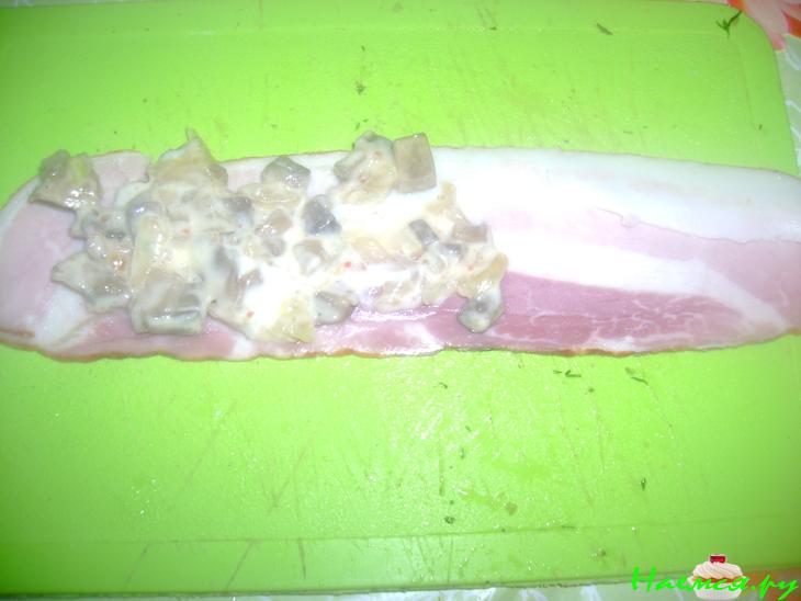 Рулетики с ветчиной Рулетики с ветчиной