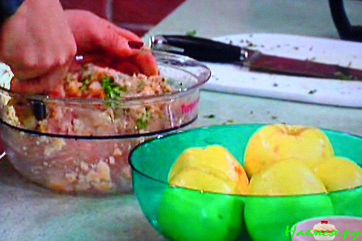 Запеканка мясная с яблоками и сыром Запеканка мясная с яблоками и сыром