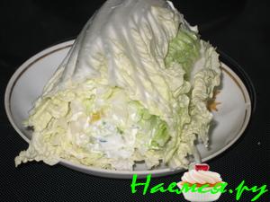 Рулет из салата