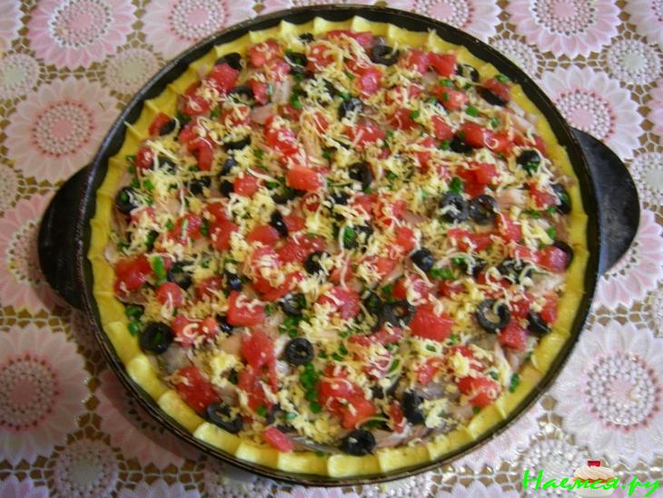 Пицца с тунцом Пицца с тунцом