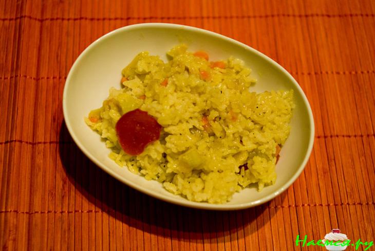 Рис с кабачком (с овощами) Рис с кабачком (с овощами)
