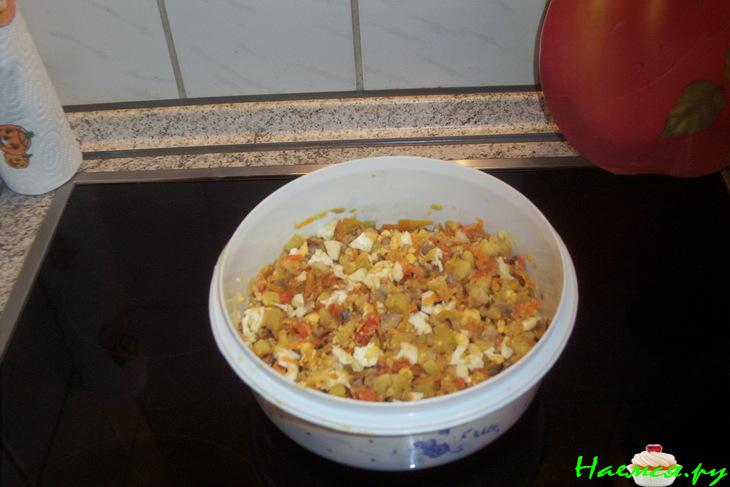 Салат "Фантазия" с селедкой