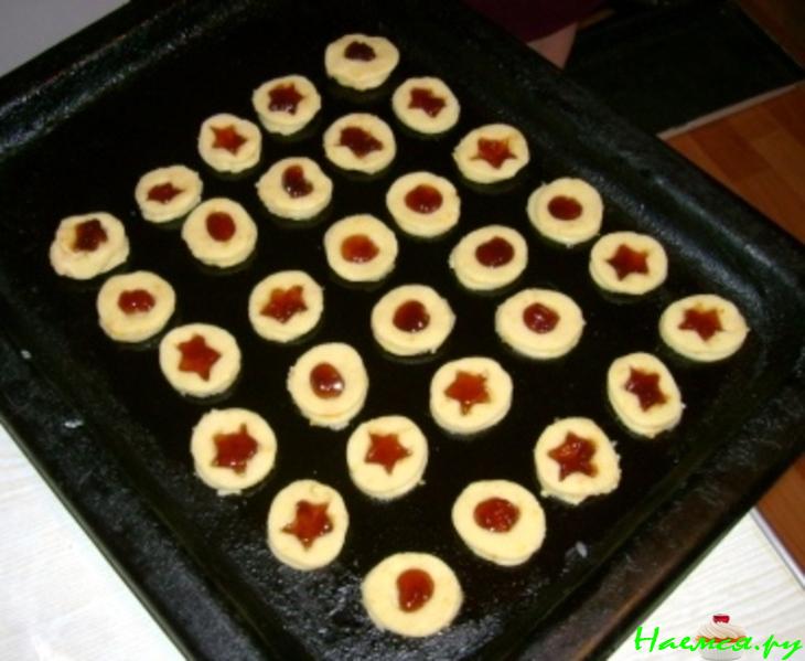 Печенюшки со сливовым вареньем