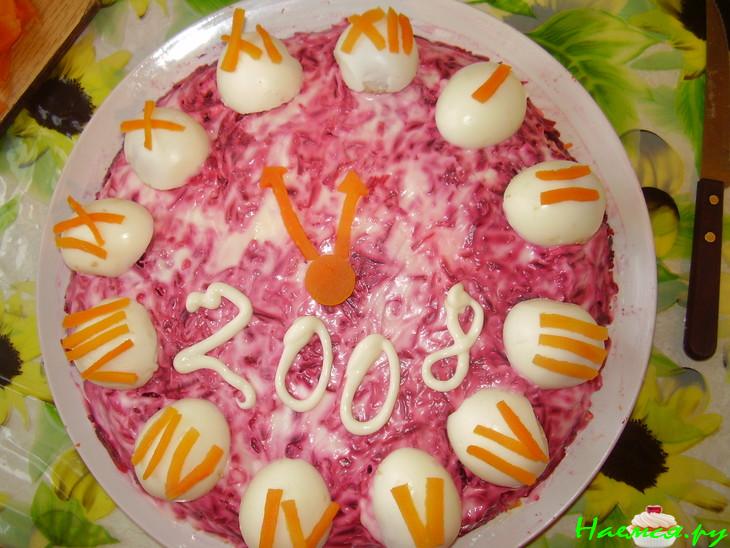 Классическая шуба- "часы"