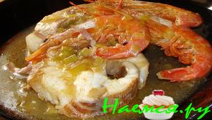 "Морской чёрт" в соусе