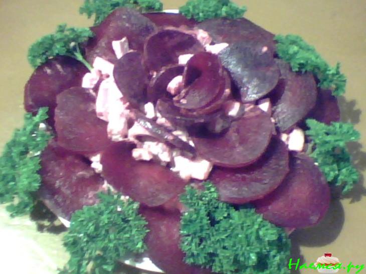 Салат "Чёрная роза" Салат "Чёрная роза"