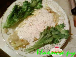 Рыбка с майонезным соусом Рыбка с майонезным соусом