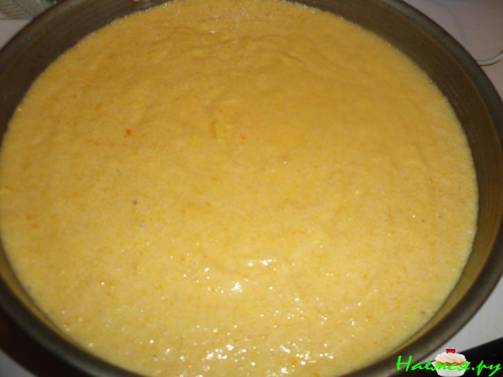 Миндально-апельсиновый бисквит без муки