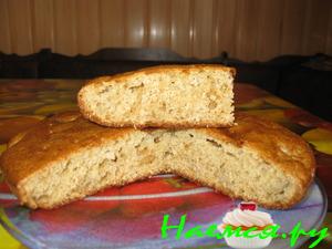 Манник с яблоком и корицей + шоколадная глазурь Манник с яблоком и корицей + шоколадная глазурь