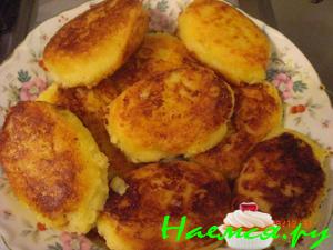 Картофельные котлеты с грибами
