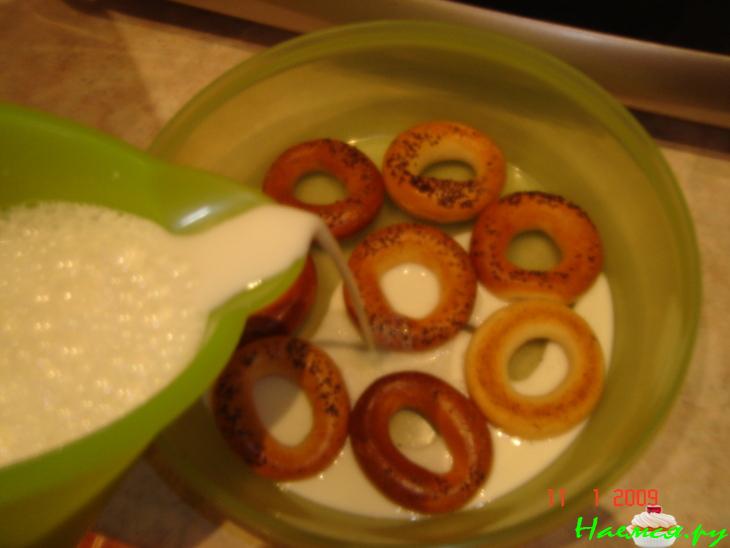 Ленивые ватрушки из сушки