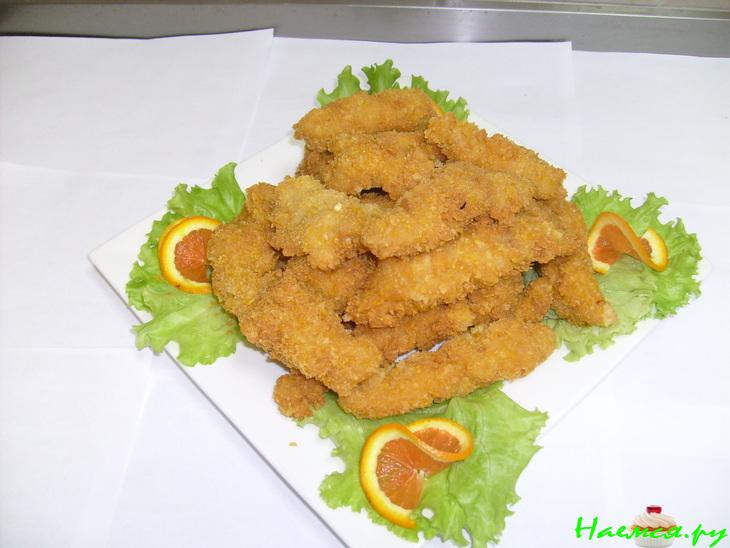 Филе индейки в темпуре