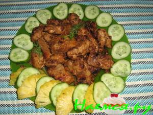 Мясо маринованное пряное