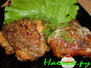 Цыпленок в кунжуте