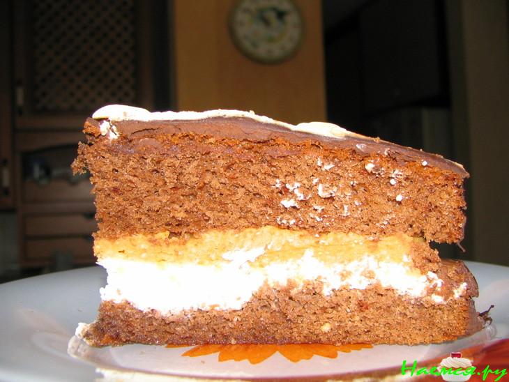 Торт "Сникерс" в шоколаде Торт "Сникерс" в шоколаде