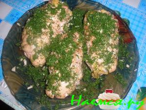 Рулет из птицы с грибной начинкой Рулет из птицы с грибной начинкой