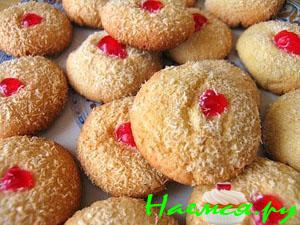 Печенье с глазированной вишней Печенье с глазированной вишней