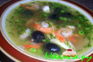 Рыбный супчик с горошком