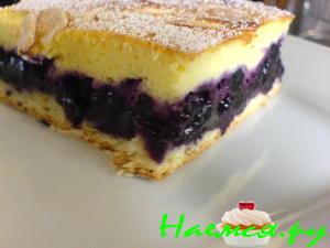 Пирог с черникой и сырной массой Пирог с черникой и сырной массой