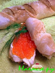 Закваска на изюме + вариант её использования багет &laquo;Пробный шар&raquo;