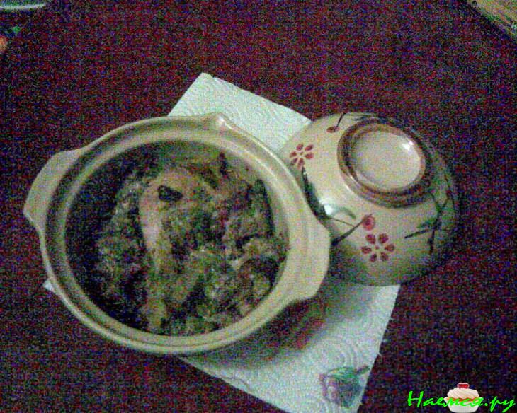 Окорочка с маслятами