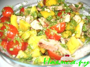 Салат по-мексикански с говядиной Салат по-мексикански с говядиной