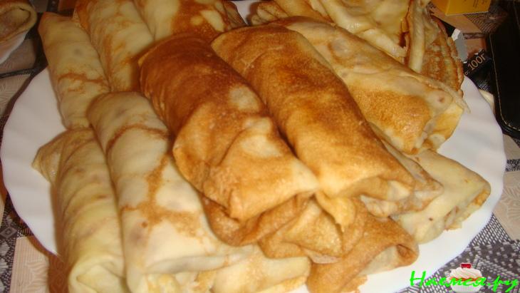 Блинчики с мясом классические