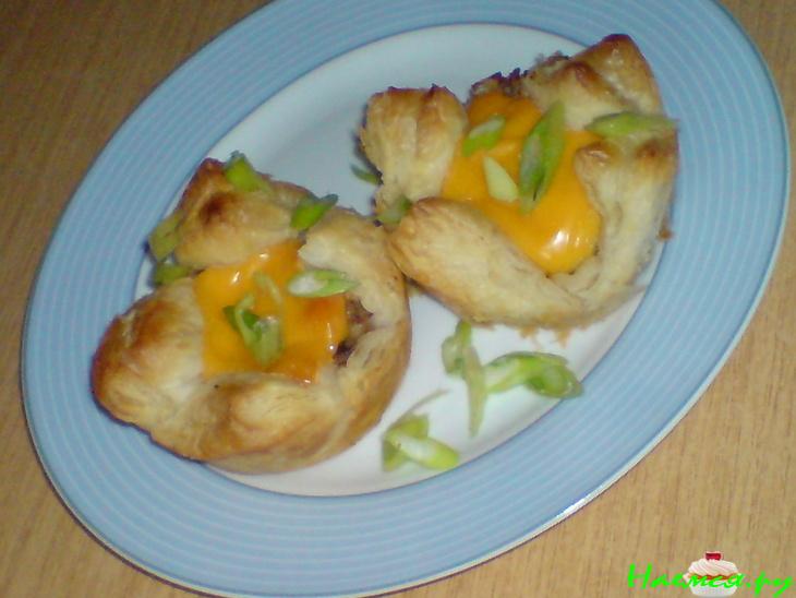 Грибные корзинки с шалфеем и сыром