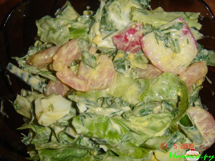 Салатик "Весна в душе и на столе" Салатик "Весна в душе и на столе"