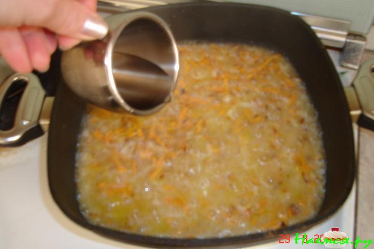 Рис с луком и морковью на гарнир Рис с луком и морковью на гарнир