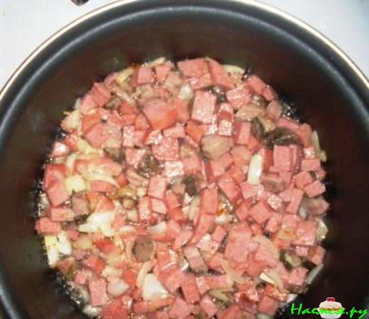 Томатный суп с ветчиной