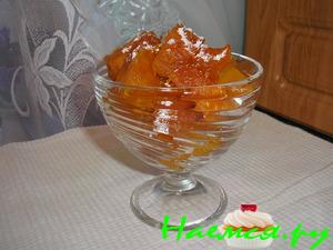 Тыква десертная с коньяком