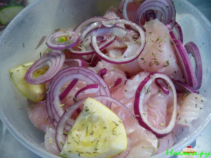 Шашлычки ассорти (рыбные, мясные, овощные)